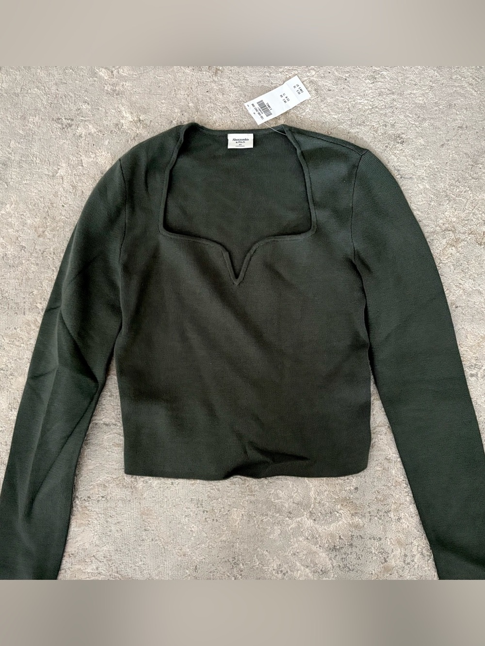 NWT❗️Abercrombie & Fitch Olive Green Crewneck Sweater
